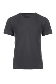 Bavlněné triko CityZen šedé kulatý výstřih