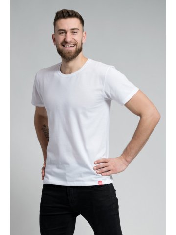 Bavlněné triko CityZen bílé kulatý výstřih