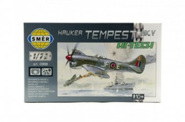 Model Hawker Tempest MK.V HI TECH 1:72 14,2x17,3cm v krabici 25x14,5x4,5cm